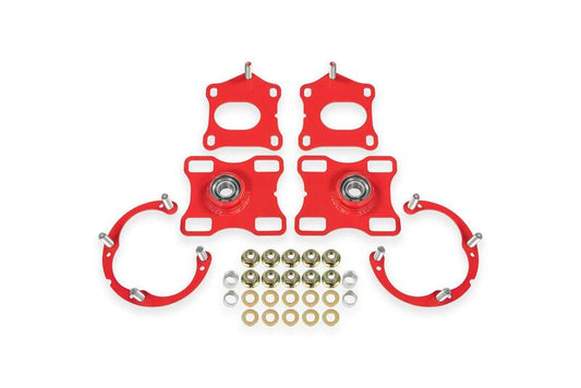 BMR Suspension 11-14 Ford Mustang Caster/Camber Plates - Red