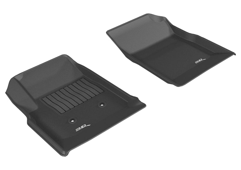 3D MAXpider Kagu Front Floor Mats for 2015-2020 Chevrolet Colorado / GMC Canyon