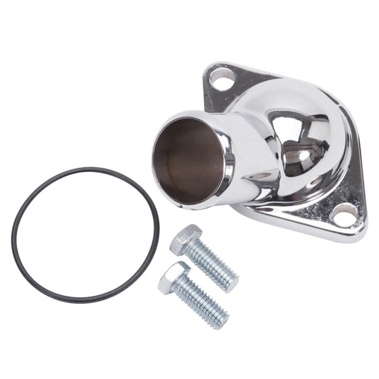 Edelbrock 4809 Chevrolet 4.3L V6/Chevrolet V8 15 Degree. Chrome Waterneck