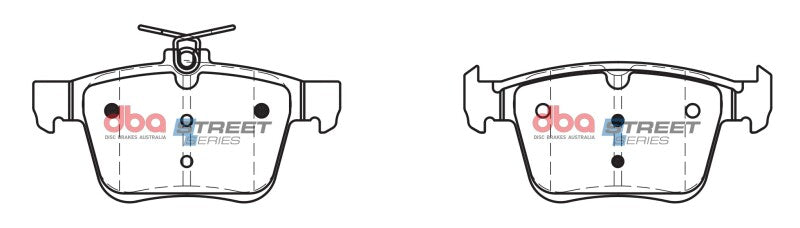 DBA 2018 Audi Q2 Street Series Rear Brake Pads
