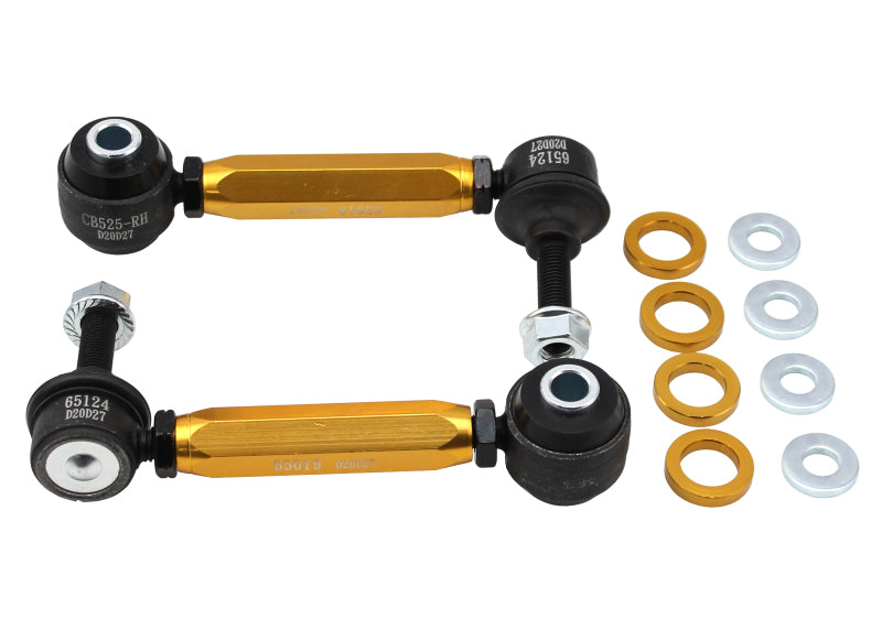 Whiteline KLC233 Rear Sway Bar End Link Kit for 2016-2021 BMW M2, 2015-2020 BMW M4, 2015-2018 BMW M3