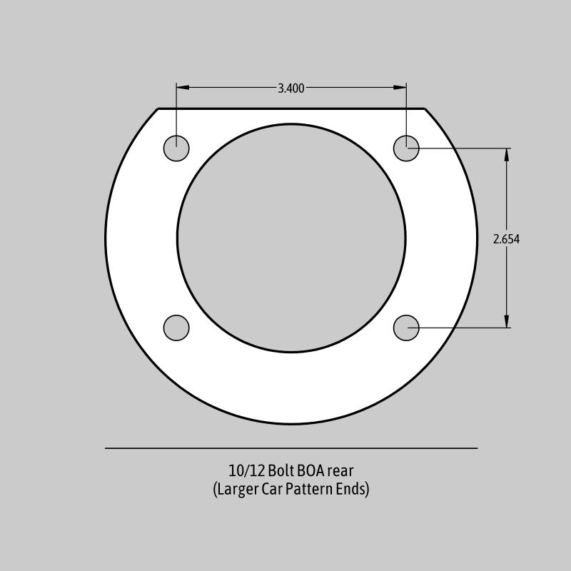 Baer Brakes 58-64 Chevy Full Size Passenger Cars 14in Pro+ Rear SDZ Brake Kit - Red