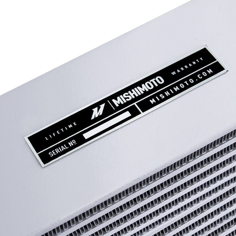 Mishimoto Heavy-Duty Oil Cooler - 17in. Same-Side Outlets - Silver - #MMOC-SSO-17SL