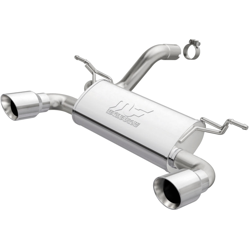 MagnaFlow 19385 2018+ Jeep Wrangler 3.6L Dual Polished Tip Axle-Back Exhaust - #19385