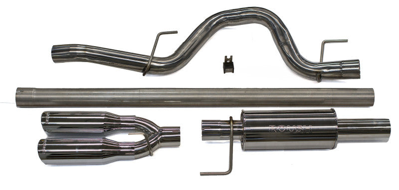 Roush Side Exit Cat Exhaust for 10-14 Ford F-150/Raptor Black Tips 421711-BLK