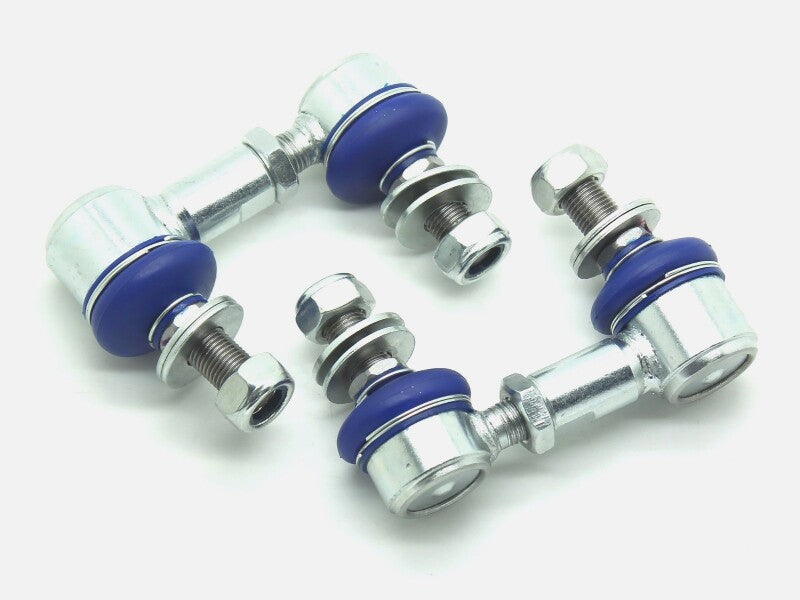 SuperPro Front Sway Bar Link Kit - Heavy Duty Adjustable (75mm-85mm Length, 10mm Studs)