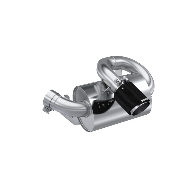 MBRP 21-22 Can-Am Commander 1000R Slip On Exhaust Center Exit - Perf.