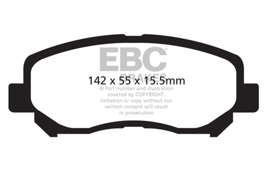 EBC 12+ Mazda CX-5 2 Greenstuff Front Brake Pads DP22134