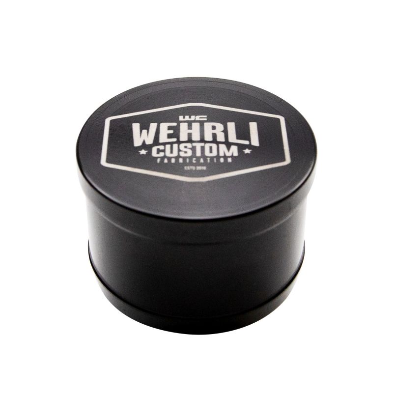 Wehrli Custom Fabrication WCF100473 Intake Resonator Delete Plug Black Anodized for 2017-2026 Chevrolet Silverado / GMC Sierra 2500 HD / 3500 HD L5P Duramax