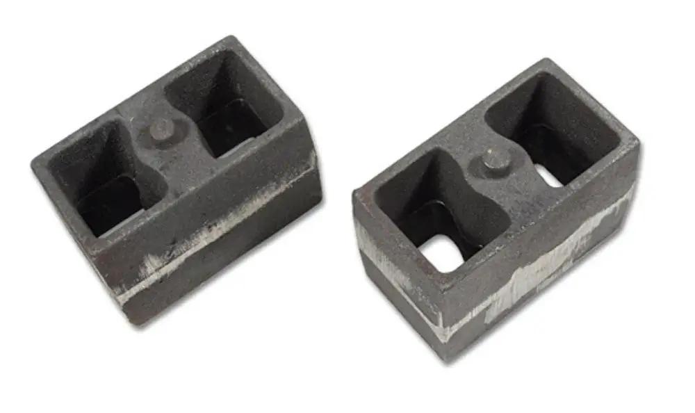Tuff Country 79044 4in Cast Iron Lift Blocks (3in Wide/ Non-Tapered) Pair