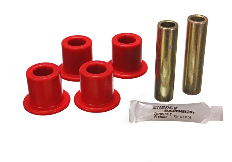 Energy Suspension for Jeep Frame Shackle Bushing Set - Red 2.2120R