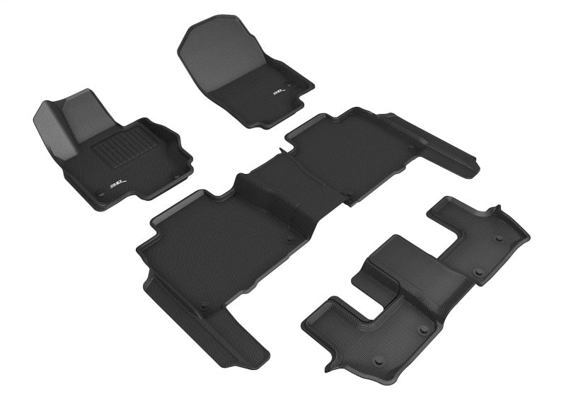 3D MAXpider Kagu Front, Rear & 3rd Row Floor Mats for 2020-2024 Mercedes-Benz GLS450 +3 more