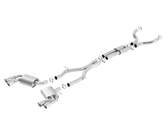 Borla 140688 Chevy 16-17 Camaro 6.2L ATAK Catback w/ Dual Tips (NPP) Dual Split Rear Exit - #140688