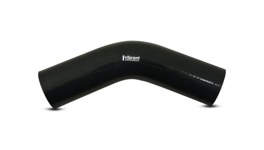 Vibrant 45 Degree Silicone Elbow 1.625in ID x 5.00in Leg Length - Black