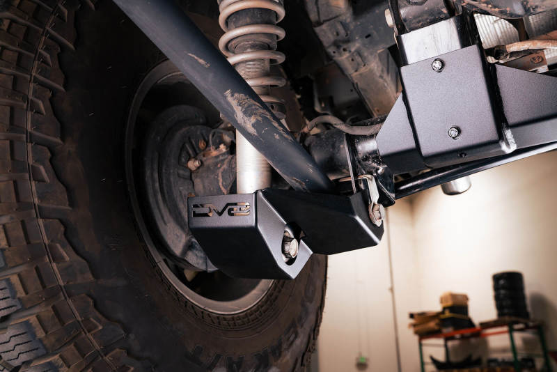 DV8 Offroad 2021-2022 Ford Bronco Rear Shock Guard Skid Plates - #SPBR-04