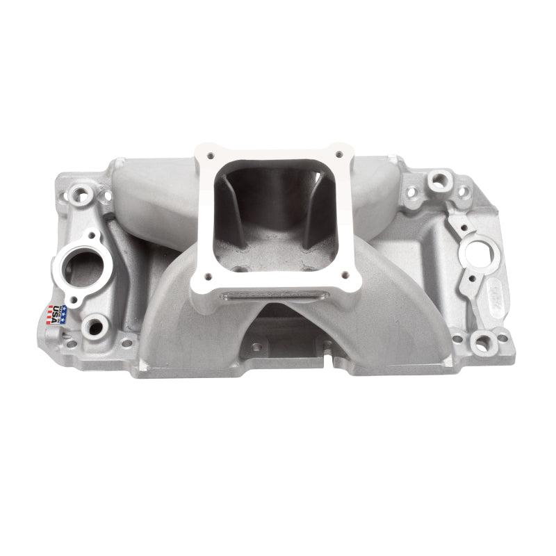 Edelbrock 2895 Manifold Chevrolet Big Block 9.8 Deck (Short) Super Victor 565 Thick Flange