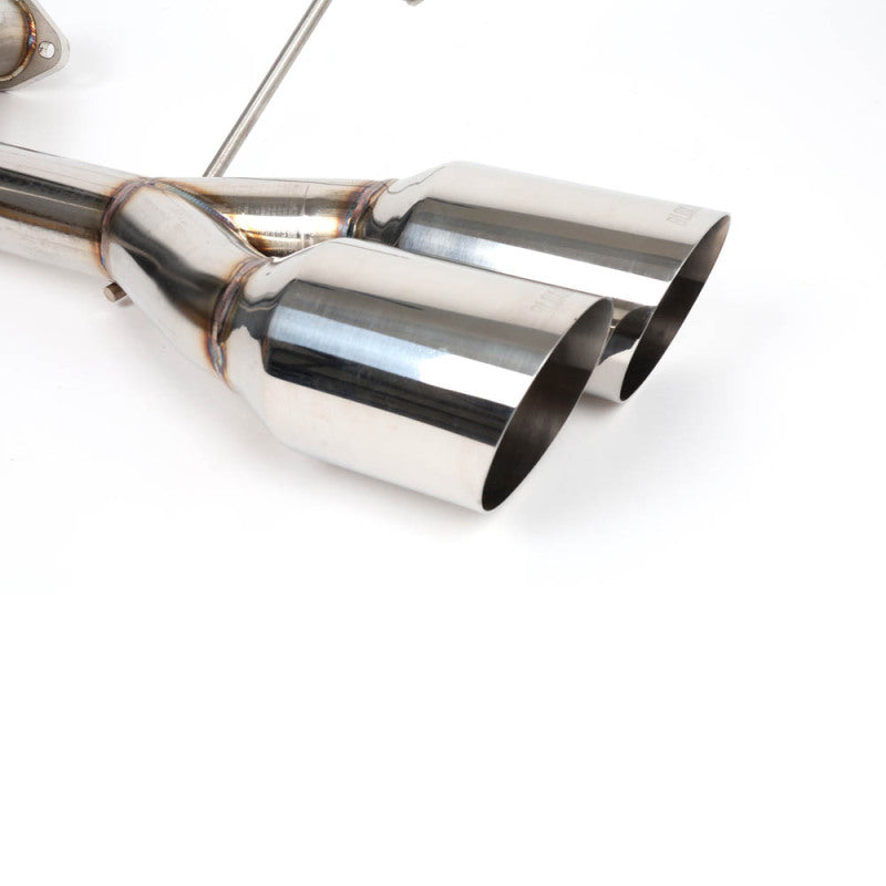 BLOX Racing 2022+ WRX Muffler Delete / Axle Back Single Wall 4in - Polished Tips BXEX-51106