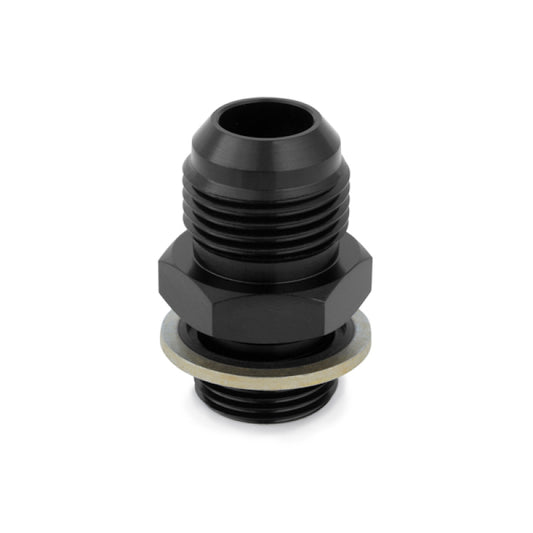 Mishimoto Sandwich Plate Fitting M20 x -10AN Black - #MMSPF-10ANBK