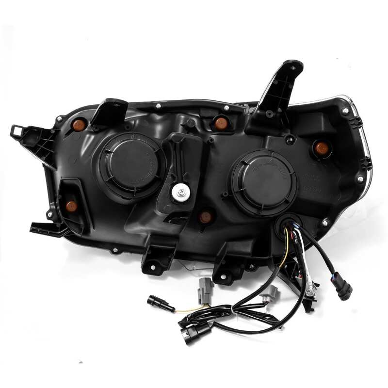 AlphaRex 880758 10-13 Toyota 4Runner NOVA LED Projector Headlights Plank Style Alpha Black w/Sequential Signal/DRL