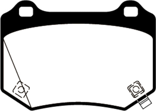 EBC 18+ Subaru WRX STI Redstuff Rear Brake Pads DP32361C