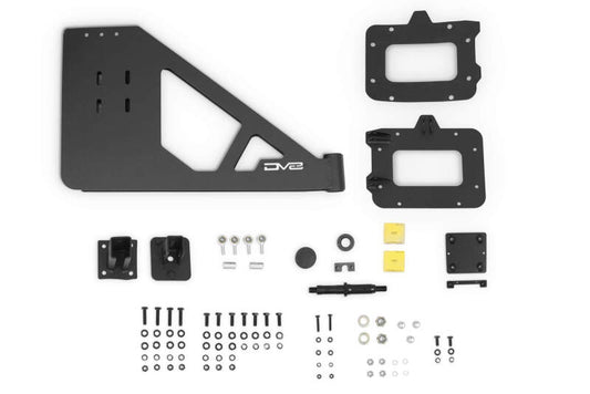 DV8 07-18 Jeep Wrangler (JK) Tire Carrier for MTO Bumper - #TCJK-13