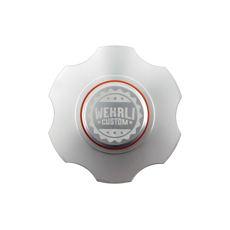 Wehrli Custom Fabrication WCF100394 Billet Aluminum Clear Anodized Oil Fill Cap for 1998.5-2024 Dodge Ram / Ram 2500 / 3500 Cummins