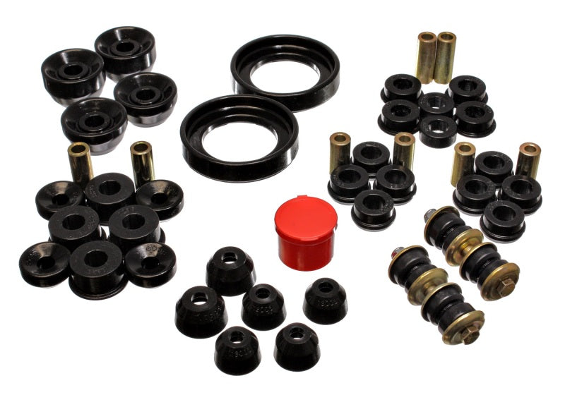 Energy Suspension for 90-93 Accord Black Hyper-Flex Master Bushing Set 16.18108G
