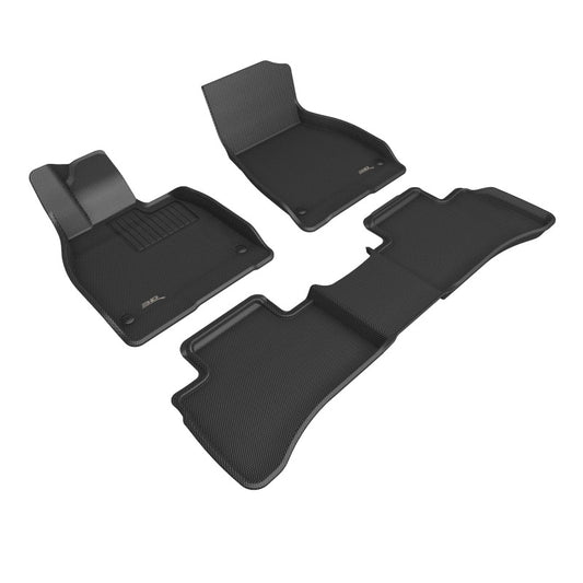 3D MAXpider Kagu Front & Rear Floor Mats for 2022-2024 Mercedes-Benz EQS 450/EQS 450+/EQS 580