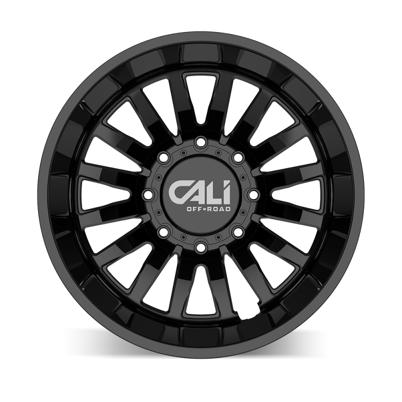 Cali Off-Road Summit Dually Rear 22x8.25 8x200 -232mm Gloss Black Wheel 9110D-22877GBR232