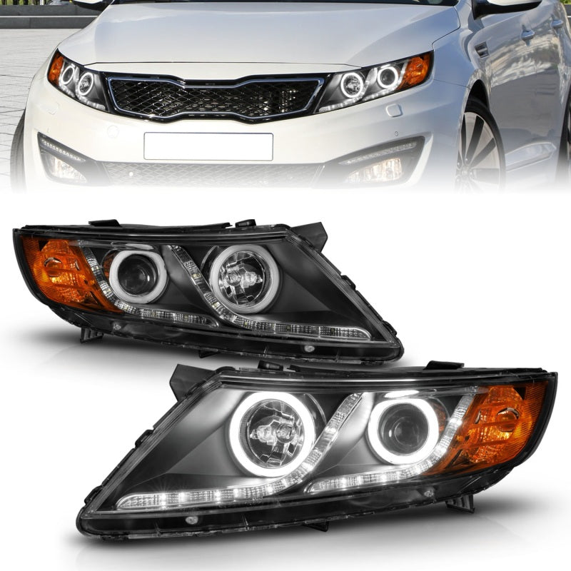 ANZO 2011-2015 Kia Optima LED Projector Headlights