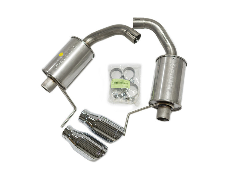 Roush 3.7L/2.3L V6/I4 Exhaust Kit for 15-26 Ford Mustang Round Tips 421837