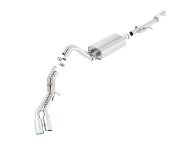 Borla 140560 15-16 Cadillac Escalade ESV 6.2L Auto Trans Dual Round Rolled Truck Side Exit Catback Exhaust - #140560