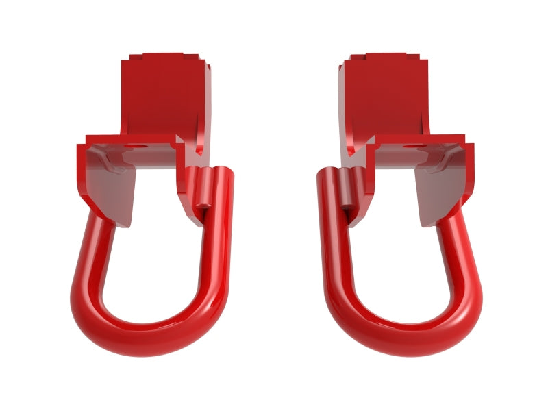 aFe Front Tow Hook Red 2022 Toyota Tundra 3.5L V6 - #450-72T001-R