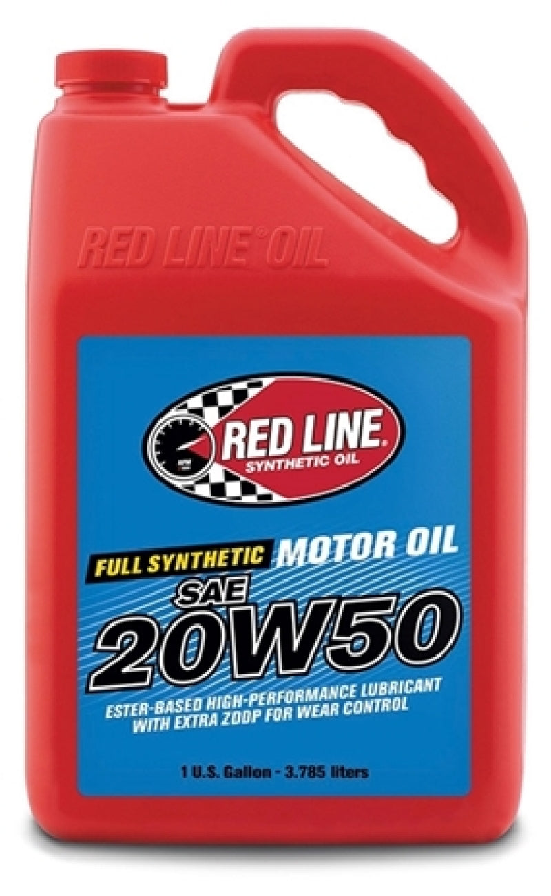 Red Line 12505 20W50 Motor Oil - Gallon (4 Pack)