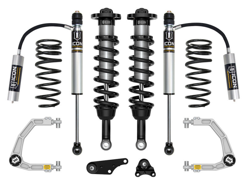 Icon 2024+ Toyota Tacoma 1.25-3in Stage 3 Suspension System w/ Billet Overland Rear Coils