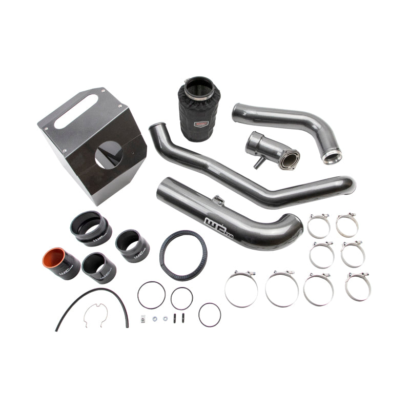 Wehrli Custom Fabrication WCF100441-RED High Flow Intake Bundle Kit Stage 2 Red for 2017-2019 Chevrolet Silverado / GMC Sierra 2500 HD / 3500 HD L5P Duramax