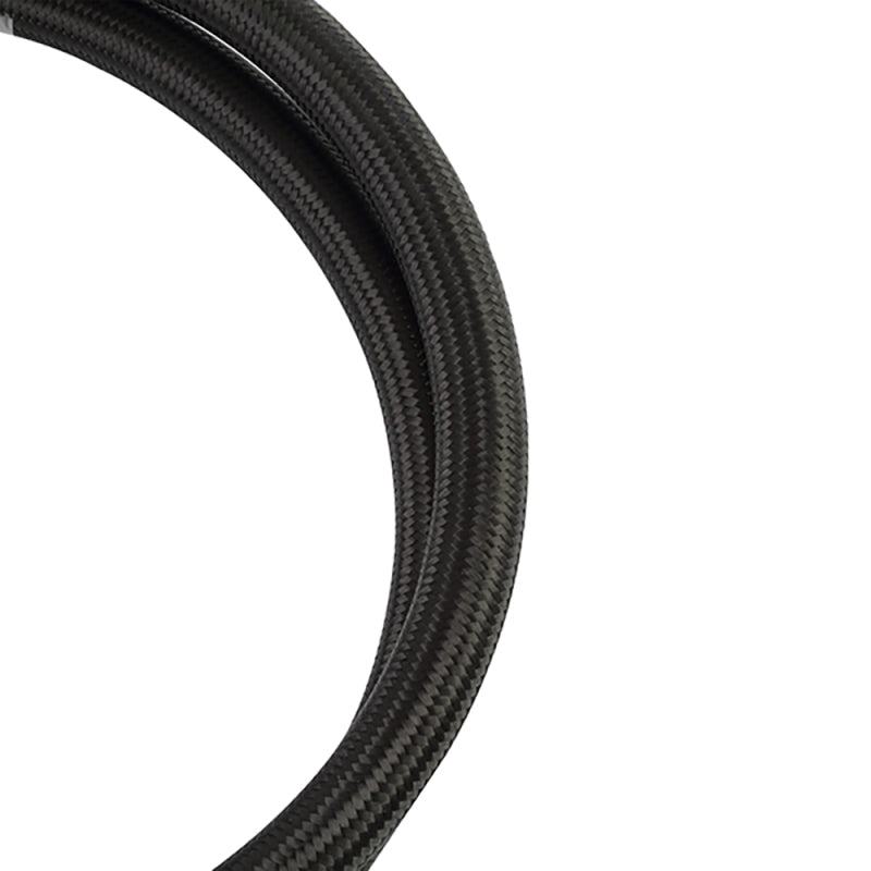 Mishimoto 3Ft Stainless Steel Braided Hose w/ -6AN Fittings - Black - #MMSBH-0636-CB