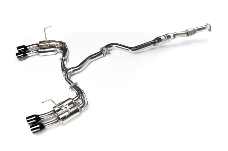 Invidia HS22WRXGM4SB 22-Up Subaru WRX Gemini R400 Quad Black tip Cat-back Exhaust