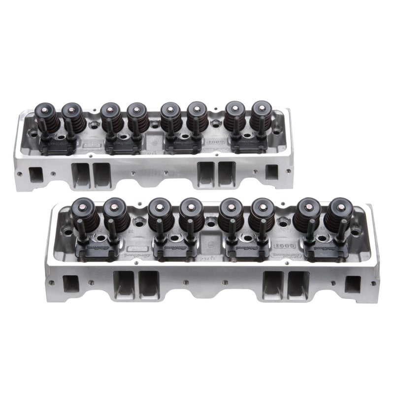 Edelbrock 5073 Cylinder Head E-Street Small Block Chevrolet 70cc (Complete Pair)