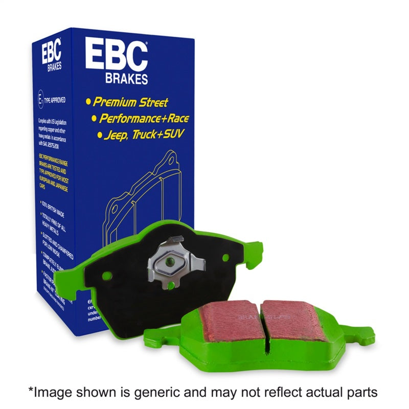EBC 89-91 Audi 200 2.2 Turbo (ATE) Greenstuff Front Brake Pads DP2689/2