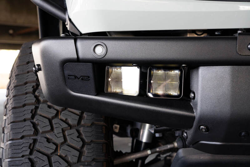 DV8 Offroad 21-22 Ford Bronco Factory Bumper Pocket Light Mount (Pair) 3in LED Pod Lights - #LBBR-05