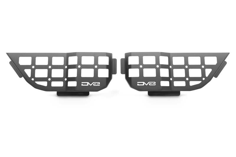 DV8 Offroad 18-20 Jeep Wrangler (JL)/Gladiator (JT) Rear Door Pocket Molle Panels - #MPJL-06