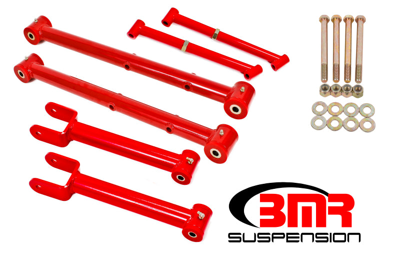 BMR 64-67 A-Body Non-Adj. Rear Suspension Kit (TCA034/UTCA010/RB001) - Red