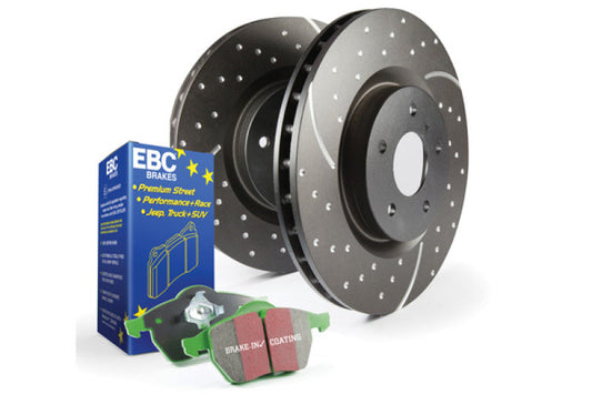 EBC S10 Front Brake Kit Greenstuff 2000 Pads GD Sport Rotors S10KF1794 (image of S10KF1571)