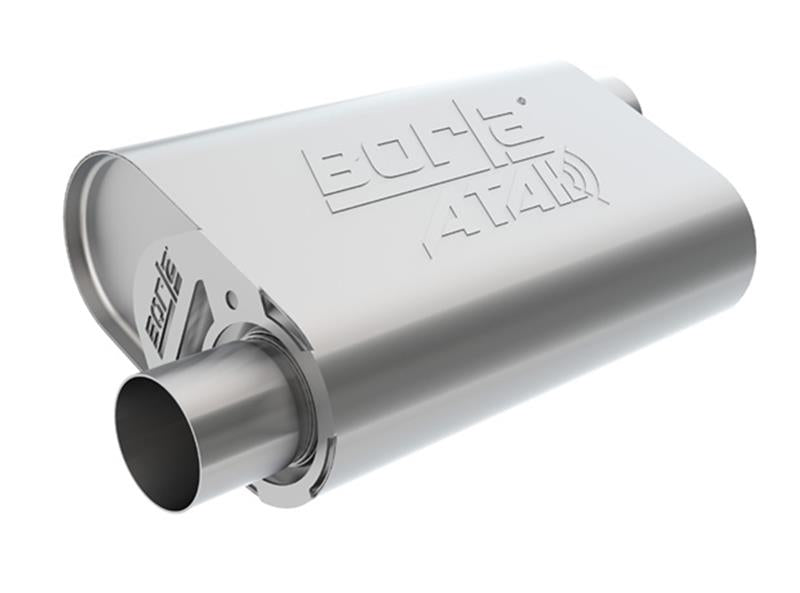 Borla 400947 CrateMuffler LS3 ATAK 2.5in Offset/Offset 14inx4.35inx9in Muffler - #400947