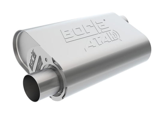 Borla 400947 CrateMuffler LS3 ATAK 2.5in Offset/Offset 14inx4.35inx9in Muffler - #400947