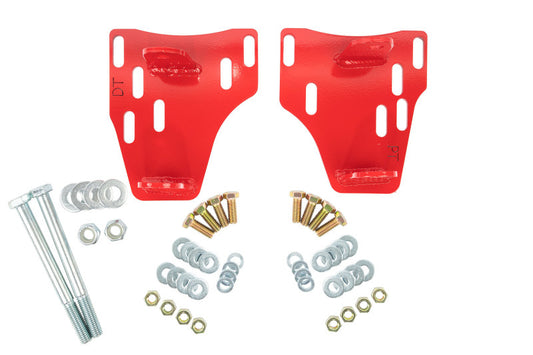 UMI Performance 2406-R LSX Motor Mounts Red for 1974-1981 F-Body