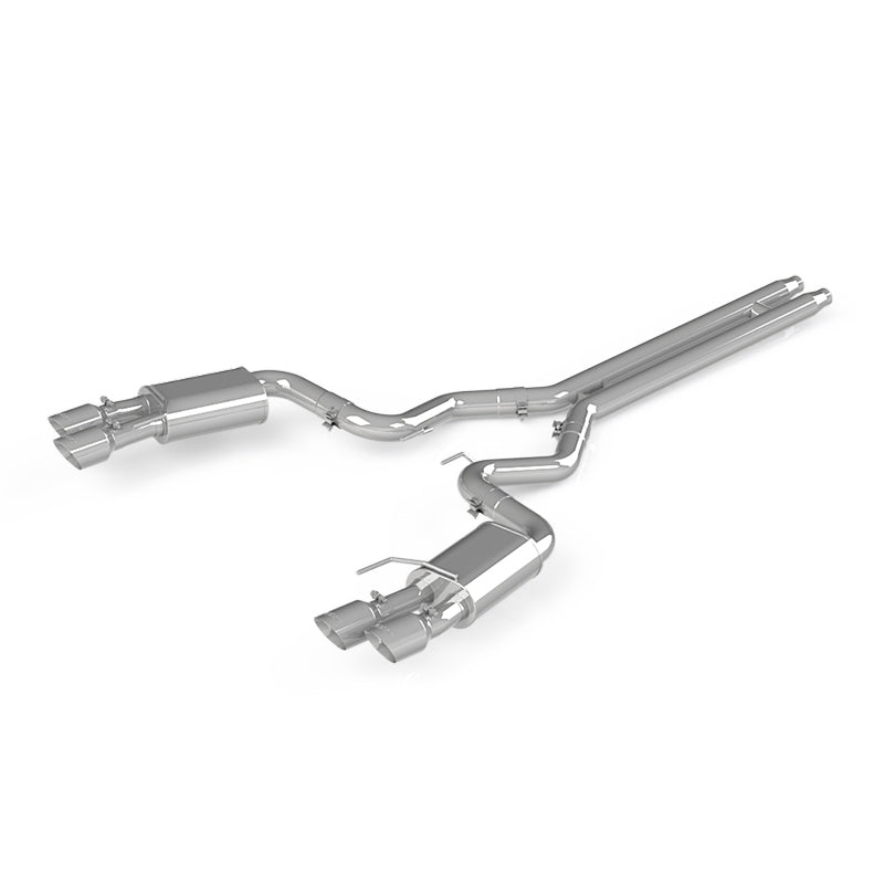 MBRP Ford Mustang GT 5.0 3in AL Cat Back w/ Quad 4.0in Dual-Wall Tips