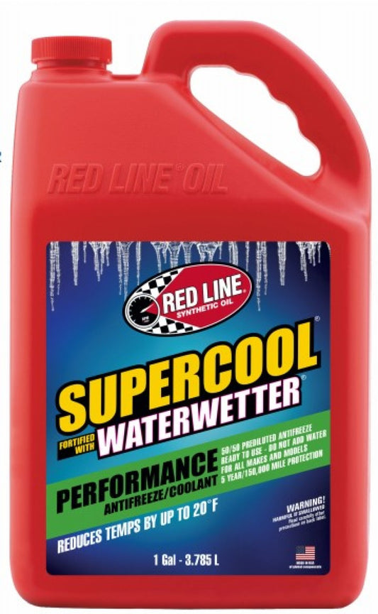 Red Line 81215 Supercool Coolant Performance 50/50 Mix - Gallon (4 Pack)