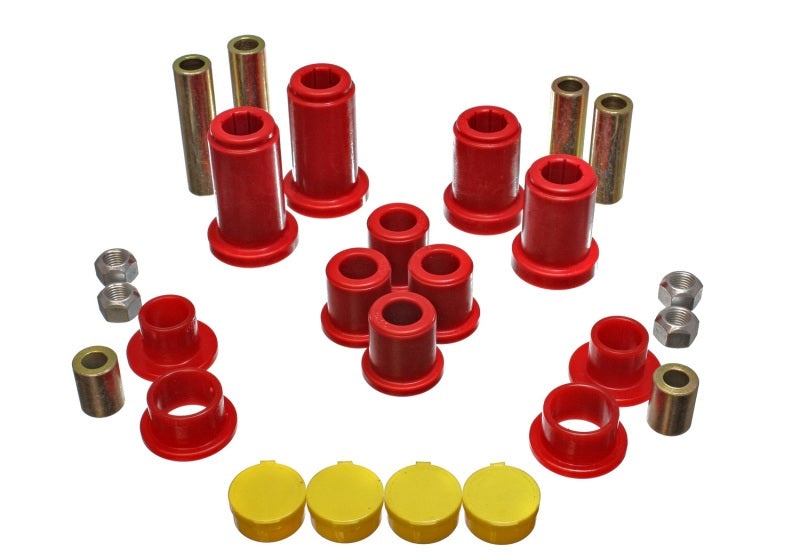 Energy Suspension for 99-07 General Motors Red Front Arm Bushing Set 3.3190R